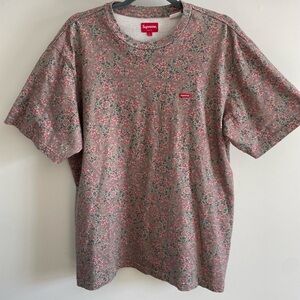 Supreme Floral Pattern Tee